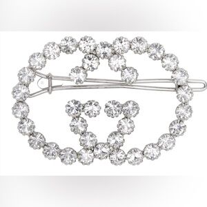 Gucci Silver Interlocking G Hair Clip